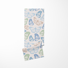 Load image into Gallery viewer, Blue Butterflies Yoga Mat