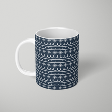 Load image into Gallery viewer, Blue Snowflake Pattern - Mug