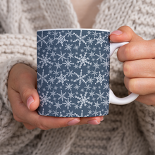 Load image into Gallery viewer, Blue Snowflakes - Mug