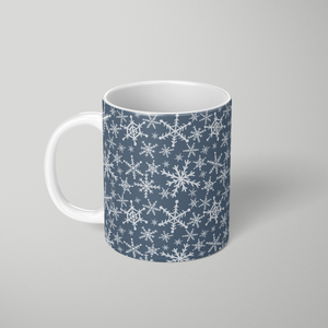Blue Snowflakes - Mug