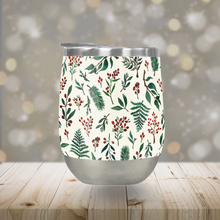 Load image into Gallery viewer, Christmas Berries Stemless Wine Tumbler