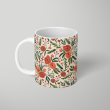 Load image into Gallery viewer, Christmas Floral Pattern - Mug