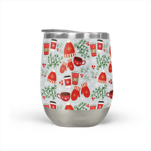 Load image into Gallery viewer, Coffee and Mittens Stemless Wine Tumbler