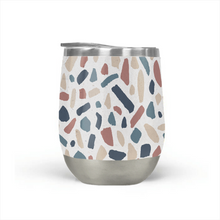 Load image into Gallery viewer, Cool Terrazzo Pattern Stemless Wine Tumbler