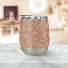 Load image into Gallery viewer, Copper Magnolia Stemless Wine Tumblers