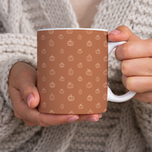 Load image into Gallery viewer, Dark Orange Pumpkin Pattern - Mug