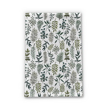 Load image into Gallery viewer, Fern Watercolor Tea Towel