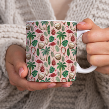 Load image into Gallery viewer, Flamingo Coconut Pattern - Mug