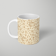 Load image into Gallery viewer, Floral Ink Pumpkin Pattern - Mug