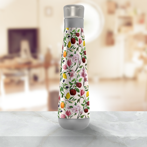 Fruit and Flower Blossoms Peristyle Water Bottle