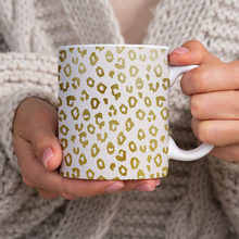 Load image into Gallery viewer, Gold Leopard Print - Mug