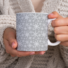 Load image into Gallery viewer, Gray Snowflakes - Mug