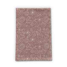 Load image into Gallery viewer, Mauve Magnolia Tea Towels