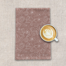 Load image into Gallery viewer, Mauve Magnolia Tea Towels
