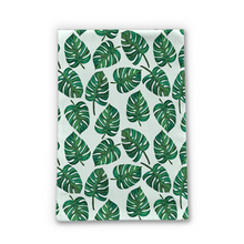 Load image into Gallery viewer, Monstera Watercolor Tea Towel