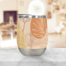Load image into Gallery viewer, Orange Abstract Desert Stemless Wine Tumbler