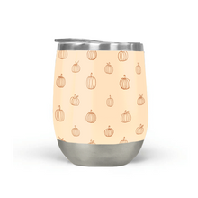 Load image into Gallery viewer, Orange Pumpkin Stemless Wine Tumbler