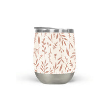 Load image into Gallery viewer, Pink Falling Leaves Stemless Wine Tumblers