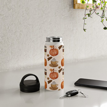 Load image into Gallery viewer, Pumpkin Spice Handle Lid Water Bottle