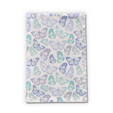 Load image into Gallery viewer, Purple and Green Butterfly Tea Towels