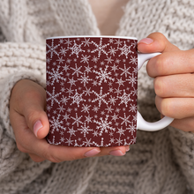 Load image into Gallery viewer, Red Snowflakes - Mug