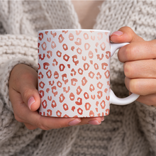 Load image into Gallery viewer, Rose Gold Leopard Print - Mug