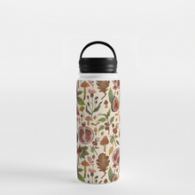 Load image into Gallery viewer, Rose Hips, Fruit, and Leaves Handle Lid Water Bottle