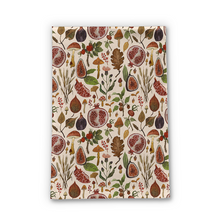 Load image into Gallery viewer, Rose Hips, Fruit & Leaves Tea Towel