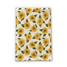 Load image into Gallery viewer, Summer Sunflower Tea Towel