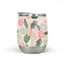 Load image into Gallery viewer, Tropical Floral Stemless Wine Tumbler