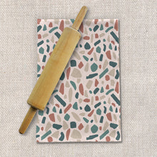 Load image into Gallery viewer, Warm Terrazzo Pattern Tea Towels