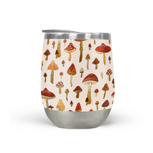 Load image into Gallery viewer, Watercolor Mushroom Stemless Wine Tumbler