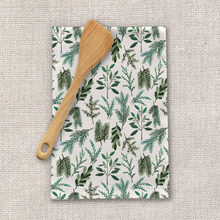 Load image into Gallery viewer, Winter Branch Tea Towel