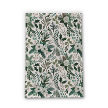 Load image into Gallery viewer, Winter Floral Tea Towel