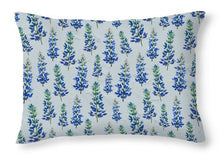 Load image into Gallery viewer, Blue Bonnets - Throw Pillow