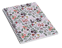 Load image into Gallery viewer, Bright Watercolor Flower - Purple - Spiral Notebook