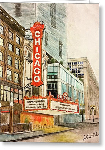 Chicago Theatre - Greeting Card