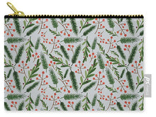 Load image into Gallery viewer, Christmas Branch Pattern - Carry-All Pouch