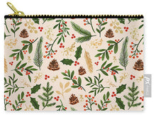 Load image into Gallery viewer, Christmas Watercolor Pattern - Carry-All Pouch