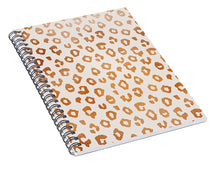 Load image into Gallery viewer, Copper Leopard Print - Spiral Notebook