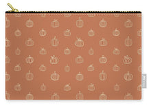 Load image into Gallery viewer, Dark Orange Pumpkin Pattern - Carry-All Pouch