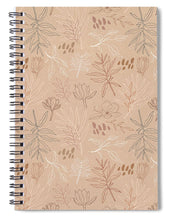 Load image into Gallery viewer, Desert Leaf Pattern - Spiral Notebook