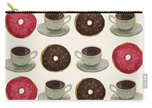 Load image into Gallery viewer, Donuts And Coffee - Carry-All Pouch