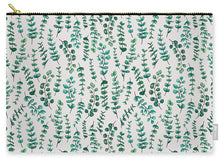 Load image into Gallery viewer, Eucalyptus Watercolor Pattern - Carry-All Pouch
