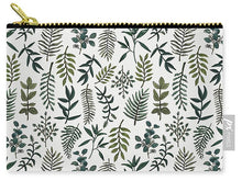 Load image into Gallery viewer, Fern Watercolor Pattern - Carry-All Pouch