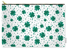 Load image into Gallery viewer, Four Leaf Clover St. Patrick's Day Pattern - Carry-All Pouch