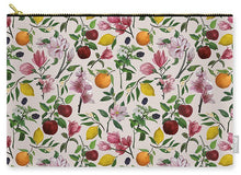 Load image into Gallery viewer, Fruit and Flower Blossoms Pattern - Carry-All Pouch