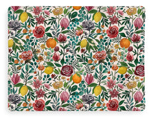 Load image into Gallery viewer, Fruit and Flowers - Blanket