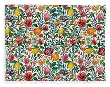 Load image into Gallery viewer, Fruit and Flowers - Blanket