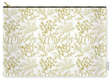 Load image into Gallery viewer, Gold Fall Pattern - Carry-All Pouch